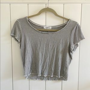 CJLA ribbed crop top